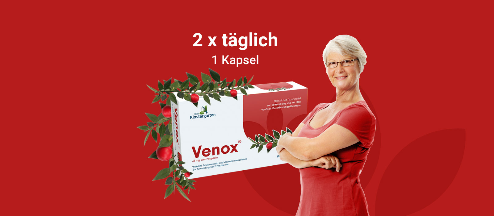 Venox® - 2 x täglich 1 Kapsel